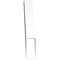 Ekena Millwork 5 1/2-in. W x 36-in. D x 36-in. H Traditional Architectural Grade PVC Knee Brace BRCP055X36X36TRA - alternate 3